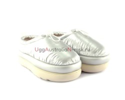 UGG MAXI HERITAGE BRAID CLOG SILVER