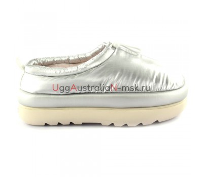 UGG MAXI HERITAGE BRAID CLOG SILVER