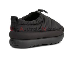 UGG MAXI HERITAGE BRAID CLOG BLACK