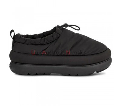 UGG MAXI HERITAGE BRAID CLOG BLACK