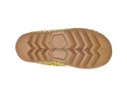 UGG MAXI HERITAGE BRAID CLOG YELLOW