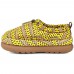 UGG MAXI HERITAGE BRAID CLOG YELLOW