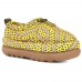 UGG MAXI HERITAGE BRAID CLOG YELLOW