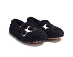 UGG WOMEN'S HAILEY FLAFF LOFER BLACK