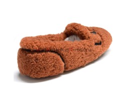 UGG WOMEN'S HAILEY FLAFF LOFER BROWN