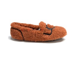 UGG WOMEN'S HAILEY FLAFF LOFER BROWN