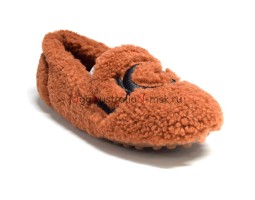 UGG WOMEN'S HAILEY FLAFF LOFER BROWN