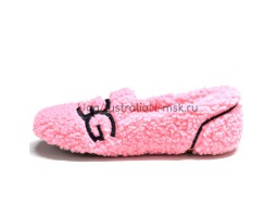 UGG WOMEN'S HAILEY FLAFF LOFER PINK
