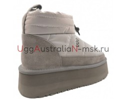 UGG WOMEN'S OBBA PLATFORM GREY
