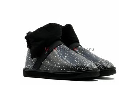  UGG CLEAR QUILTY BOOT BLING BLACK
