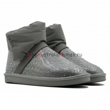  UGG CLEAR QUILTY BOOT BLING GREY