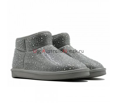  UGG CLEAR ULTRA MINI BLING GREY