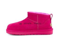 UGG WOMEN'S CLASSIC ULTRA MINI TAFFY PINK