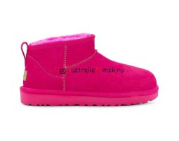 UGG WOMEN'S CLASSIC ULTRA MINI TAFFY PINK
