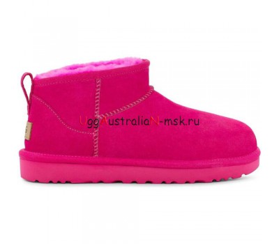 UGG WOMEN'S CLASSIC ULTRA MINI TAFFY PINK