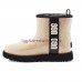 UGG CLASSIC CLEAR MINI NATURAL/BLACK