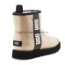 UGG CLASSIC CLEAR MINI NATURAL/BLACK