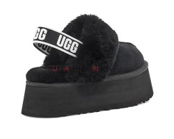 UGG FUNKETTE SLIPPER BLACK