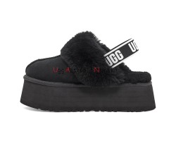 UGG FUNKETTE SLIPPER BLACK