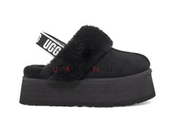 UGG FUNKETTE SLIPPER BLACK