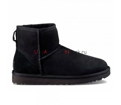 UGG MENS CLASSIC II MINI BLACK