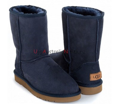  UGG MENS CLASSIC SHORT II NAVY