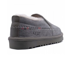 UGG STITCH SLIP ON GREY