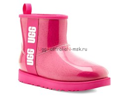 UGG CLASSIC CLEAR MINI ROCK ROSE