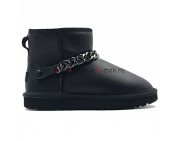 UGG CLASSIC MINI ZANOTTI METALLIC BLACK