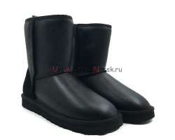 UGG ZIP MINI METALLIC BLACK