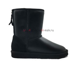 UGG ZIP MINI METALLIC BLACK