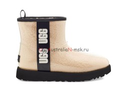 UGG KID'S CLASSIC CLEAR MINI NATURAL/BLACK