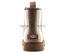 UGG KID'S CLASSIC CLEAR MINI CAPPUCCINO