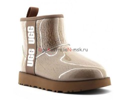 UGG KID'S CLASSIC CLEAR MINI CAPPUCCINO