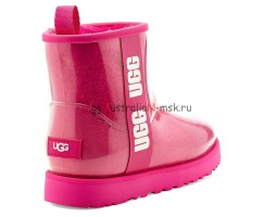  UGG KID KID'S CLASSIC CLEAR MINI ROCK ROSE