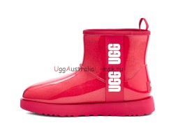  UGG KID KID'S CLASSIC CLEAR MINI HIBISCUS PINK