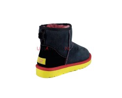  UGG CLASSIC MINI BLACK-YELLOW