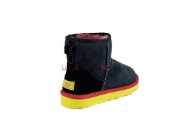  UGG CLASSIC MINI BLACK-YELLOW
