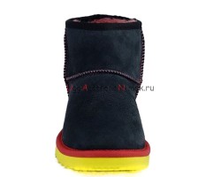  UGG CLASSIC MINI BLACK-YELLOW