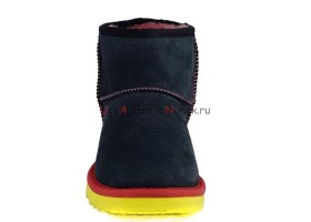  UGG CLASSIC MINI BLACK-YELLOW