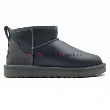 UGG CLASSIC ULTRA MINI METALLIC GREY