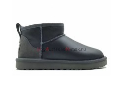 UGG CLASSIC ULTRA MINI METALLIC GREY