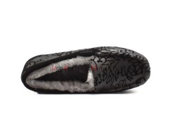 UGG ANSLEY  SPARKLE GRAFFITI BLACK 