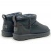 UGG CLASSIC ULTRA MINI METALLIC GREY