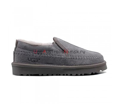 UGG STITCH SLIP ON GREY