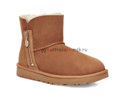 UGG BAILEY ZIP MINI BOOT CHESTNUT