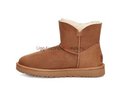 UGG BAILEY ZIP MINI BOOT CHESTNUT