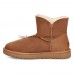 UGG BAILEY ZIP MINI BOOT CHESTNUT