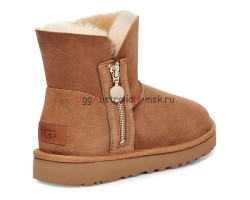 UGG BAILEY ZIP MINI BOOT CHESTNUT