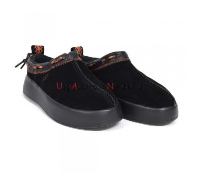 UGG CLASSIC BOOM SLIP-ON BLACK